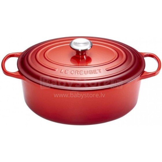 Le Creuset Чугунная кастрюля овальная 31 см / 6,3 л красная 