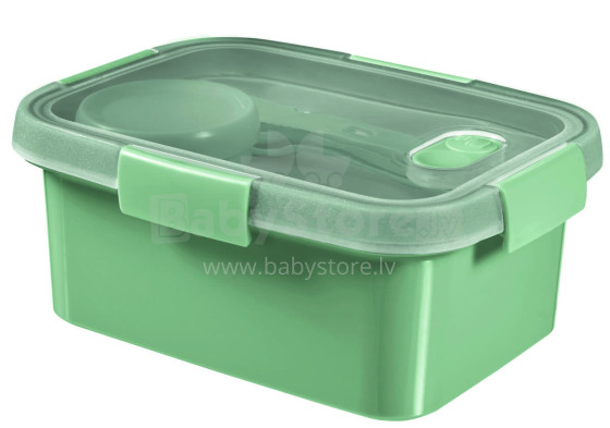 Food container Lunch Kit rectangle 1,2L Smart Eco To Go 20x15x9cm soft green