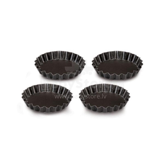 Tartlet mould set 4 pcs. Gardenia Ø 12 x 1,9 cm