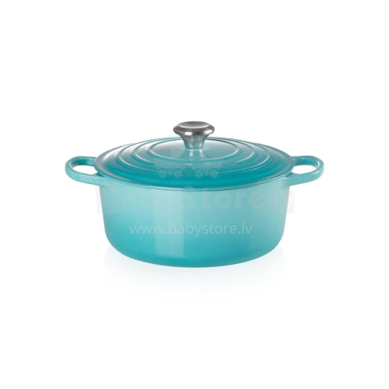 Le Creuset Чугунный горшок круглый Ø26см / 5,3л светло-голубой