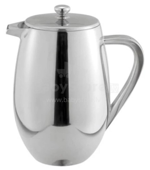 Coffee press pot VILLA 1,0L stainless steel