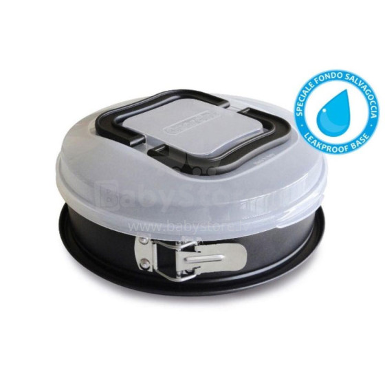 Cake tin with carrying lid Bake Away Ø 26 x 7,6 cm