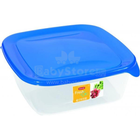 Food container square 2,9L Fresh&amp;Go blue