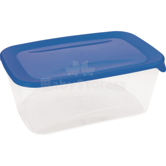 Food container rectangle 3L Fresh&amp;Go blue