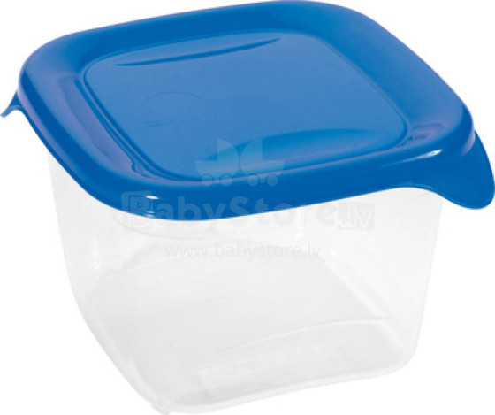 Food container square 0,45L Fresh&amp;Go blue