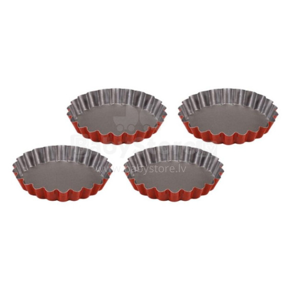 Tartlet mould set 4 pcs. Rossana Ø12x1,9cm