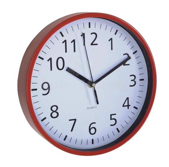 Wall clock Ø25,5cm red