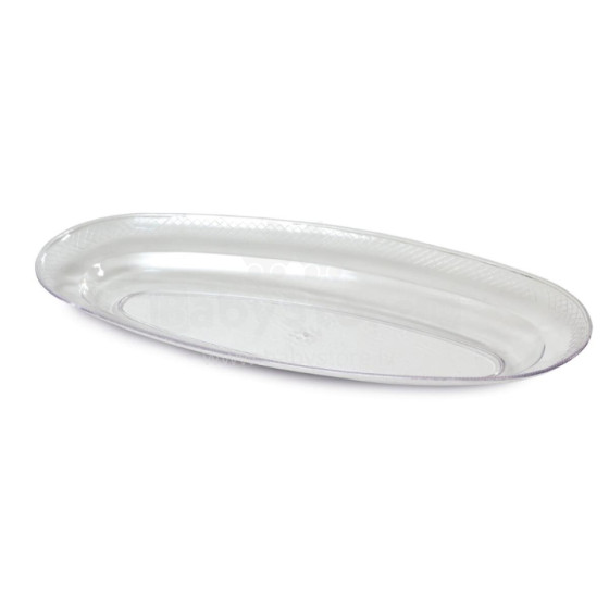 Plastic trays transparent set of 2 Easy Bake 46x23cm 