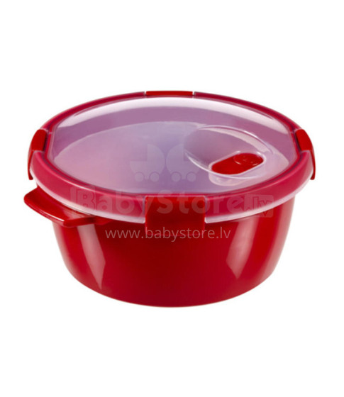 Maisto saugojimo indas Soup Smart Eco Microwave Ø, 16x10 cm, raudona, 0,9 L