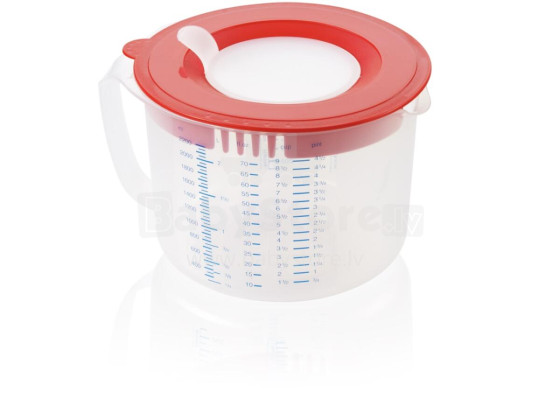 LEIFHEIT Measure &amp; Store Mixing Bowl 2,2L