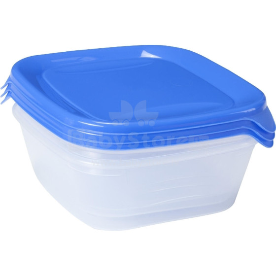 Food bowl set of 3 3x0,8L Fresh&amp;Go blue