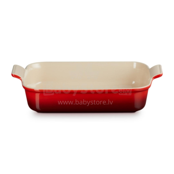 Le Creuset Rectangular Heritage Stoneware 32x24cm / 4L orange