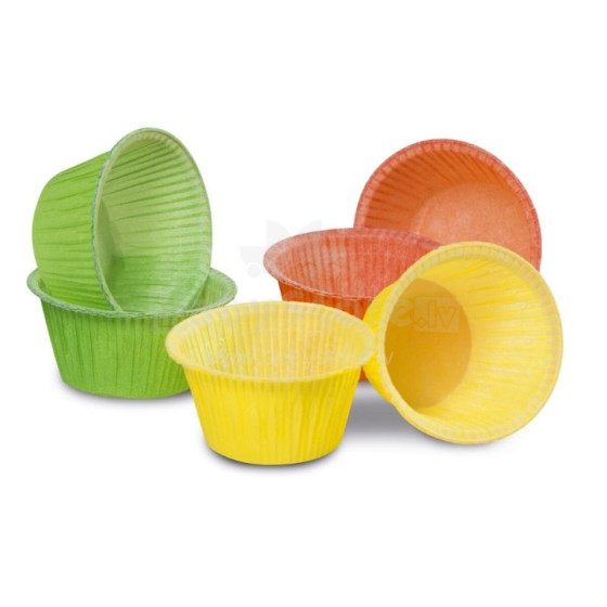 Easy Bake cupcake tins 6 pcs coloured Ø 5 x 4 cm