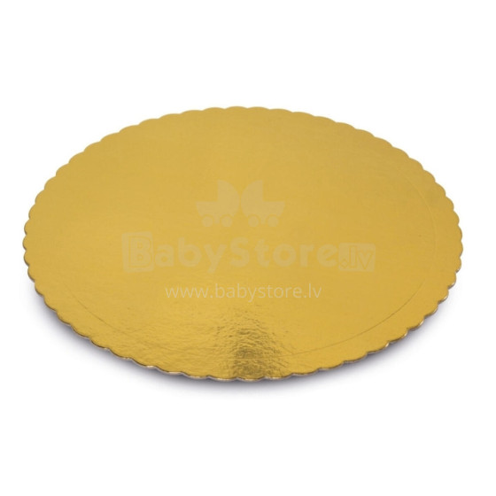 Paper cake trays in gold 2 pcs. Easy Bake Ø32cm 