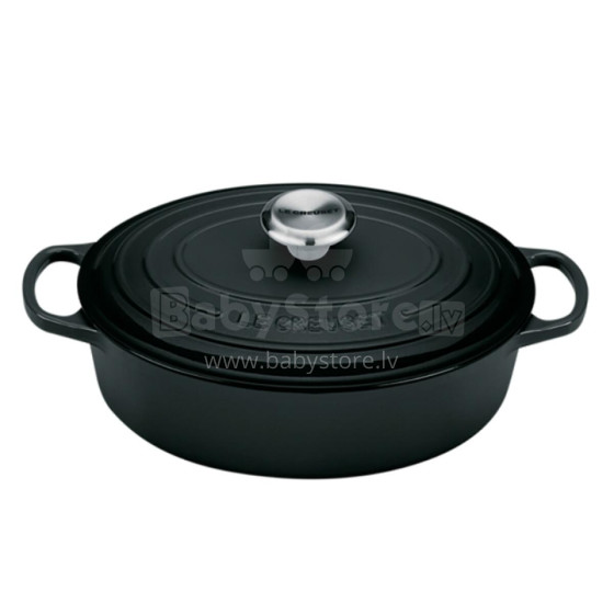 Le Creuset Cast iron pot oval Ø27cm / 3.4L matte black