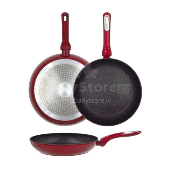 Cosmo frying pan Ø26cm induction red with guard