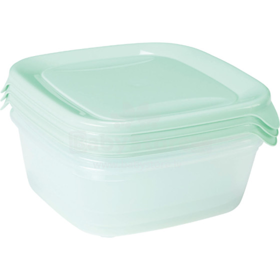 Food bowl set of 3 3x0,8L Fresh&amp;Go green