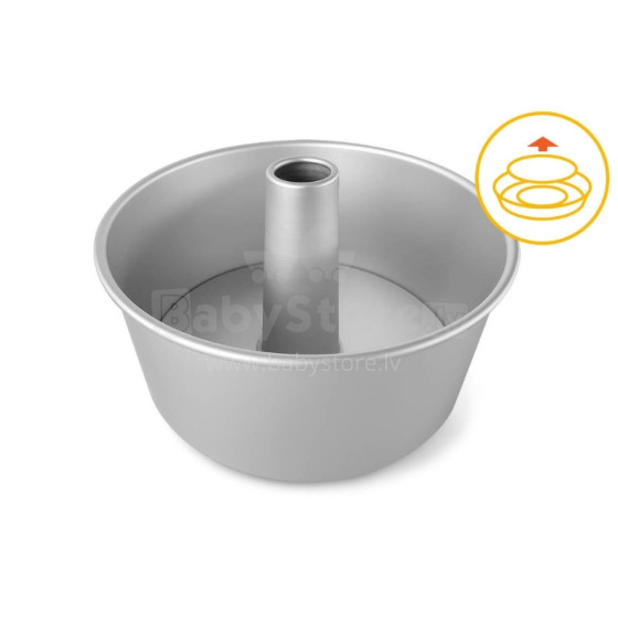 Chiffon cake tin with removable bottom Professional Ø21x9,5cm