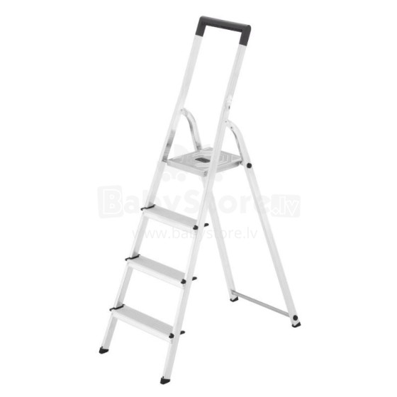 Household ladder Selekta L40 BasicLine / aluminium / 4 steps