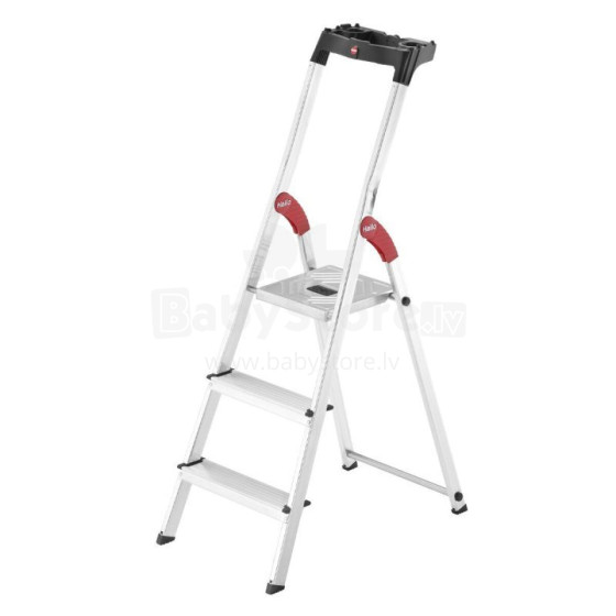 Household ladder L60 StandardLine / aluminium / 3 steps