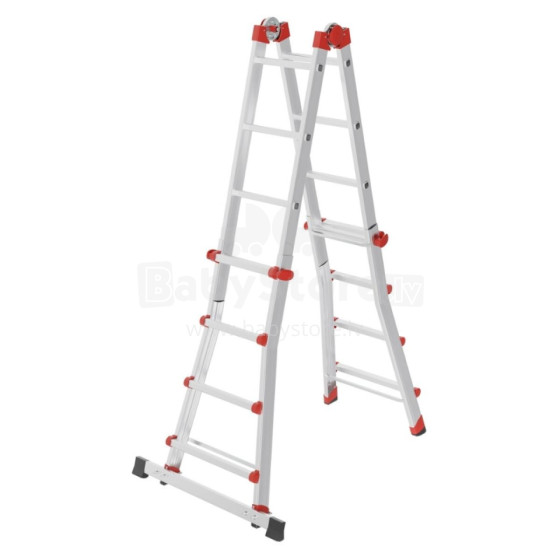 Multi-purpose ladder M80 / aluminium / 4x4 steps