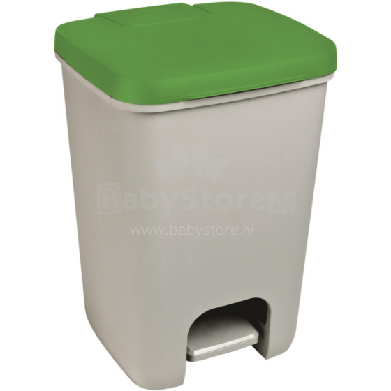 Pedal Bucket Essentials 20L grey/green