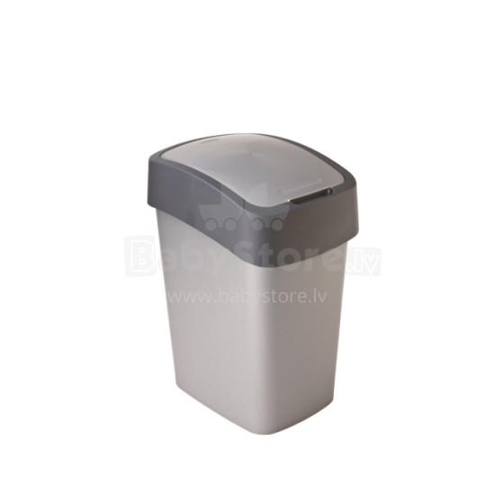 Šiukšliadėžė Curver Flip Bin, 25l, pilka/antracito