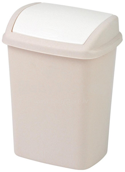 Waste bucket Dominik 25L 36,5x29,1x48cm beige