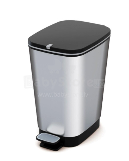 Pedal Bucket Metallic Chic Bin M 25L Steel