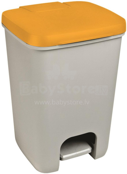 Pedal Bucket Essentials 20L grey/yellow