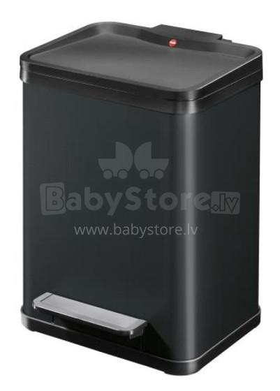 Waste sorting bin with pedal Öko duo Plus M / 2x9L / black