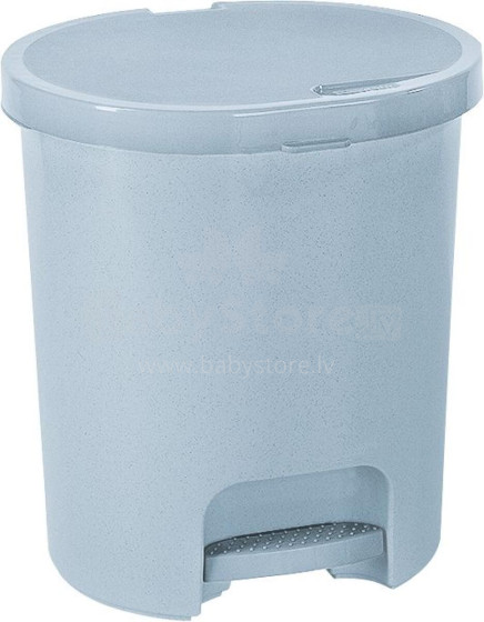 Pedal bucket 25L Ø36x41cm grey