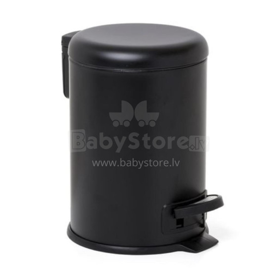 Pedal bucket 3L Nordic stainless steel/black