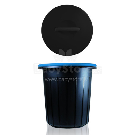 Waste bin Ecosolution 25L 37,5x37,5x39cm dark grey/blue