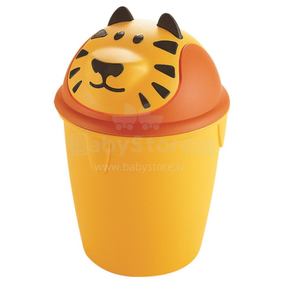 Waste bucket Tiger Ø26,5x38,5cm yellow