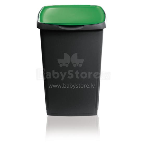 Waste container Ecosolution 45L 37x36x53.5cm dark gray/green