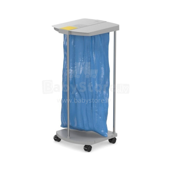 Waste bag stand on wheels ProfiLine MSS XXXL / 120L / aluminium, grey plastic