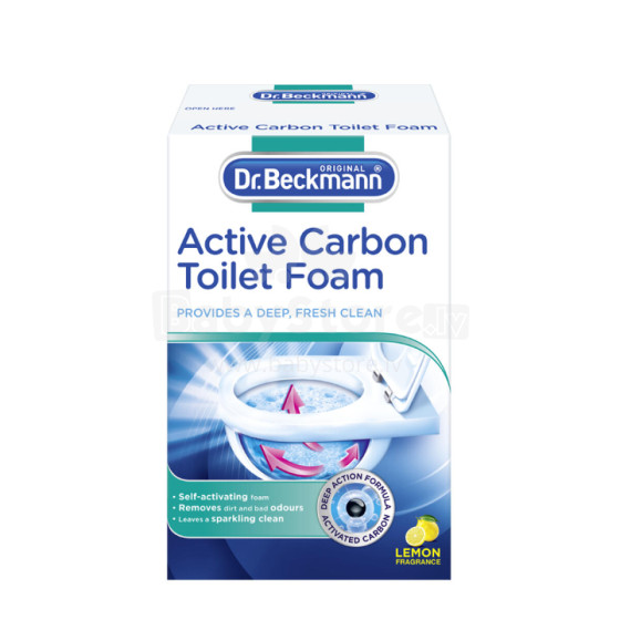 Toilet cleaning foam with activated charcoal 3x100g