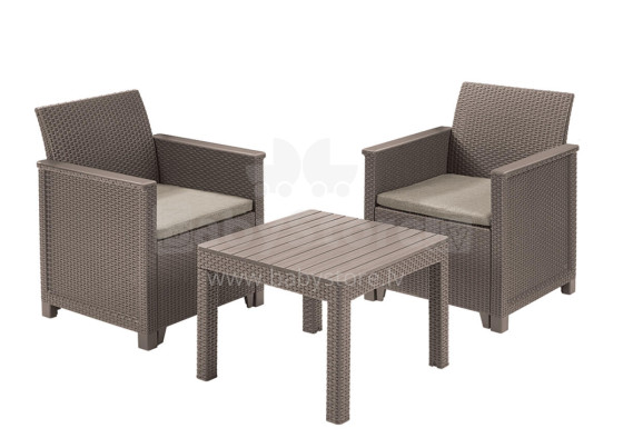 Garden furniture set Elodie Balcony Set with table Classic beige