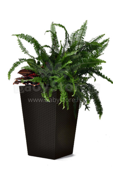 Горшок для цветов Rattan Planter M 55,4L коричневый