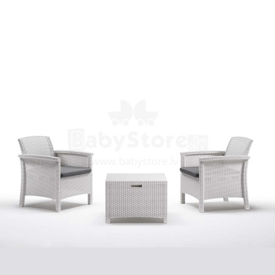 Garden furniture set Set Venezia Terrace white