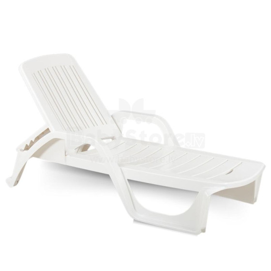 Sun lounger Zanzibar white