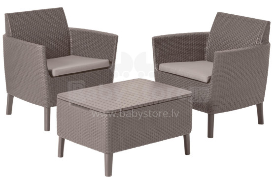 Garden furniture set Salemo Balcony Set beige