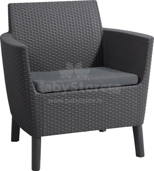 Garden chairs 2pcs. Salemo Duo grey