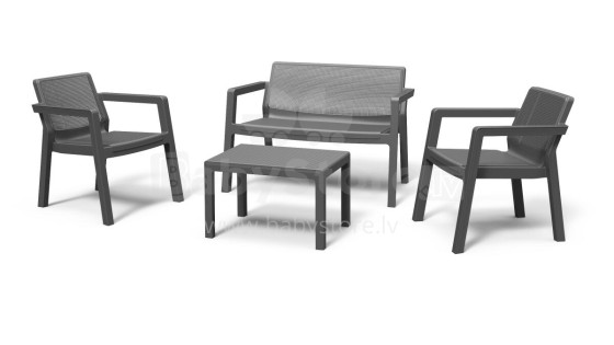 Sodo baldų komplektas &quot;Emily Patio Set grey