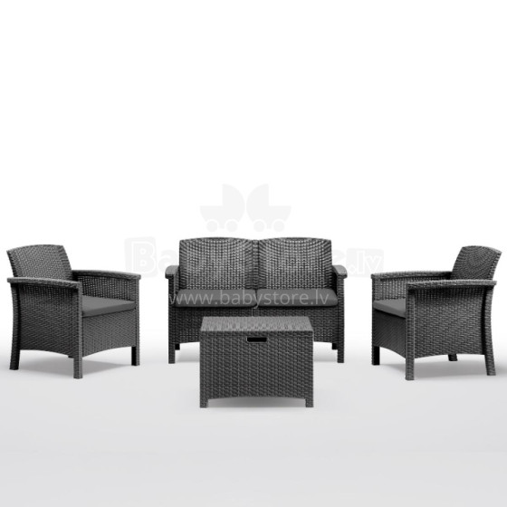 Garden furniture set Set Venezia 2 grey