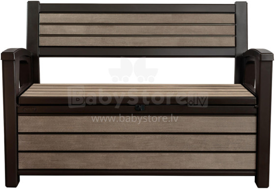 Скамья для хранения Hudson Storage Bench 227L коричневая