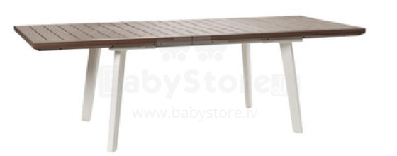 Harmony Extendable garden table white/beige