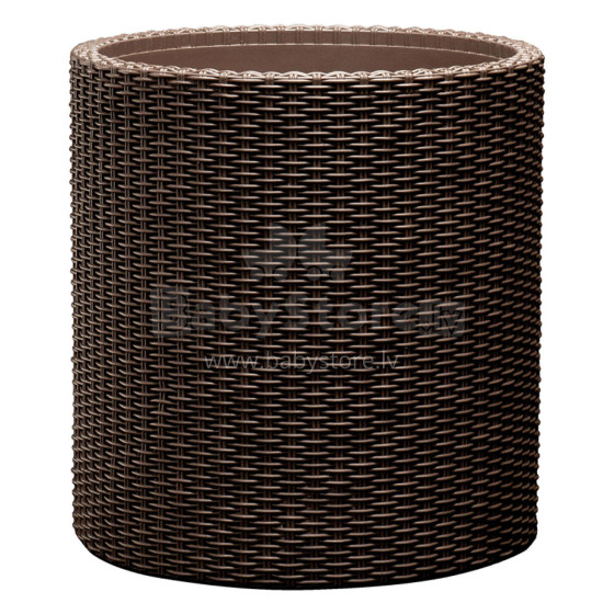 Flowerpot Large Cylinder Planter brown