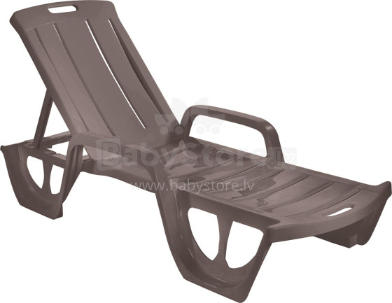 Sun lounger Florida beige